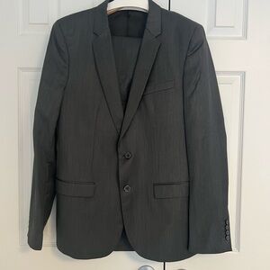 Zara Charcoal Gray Men's Suit